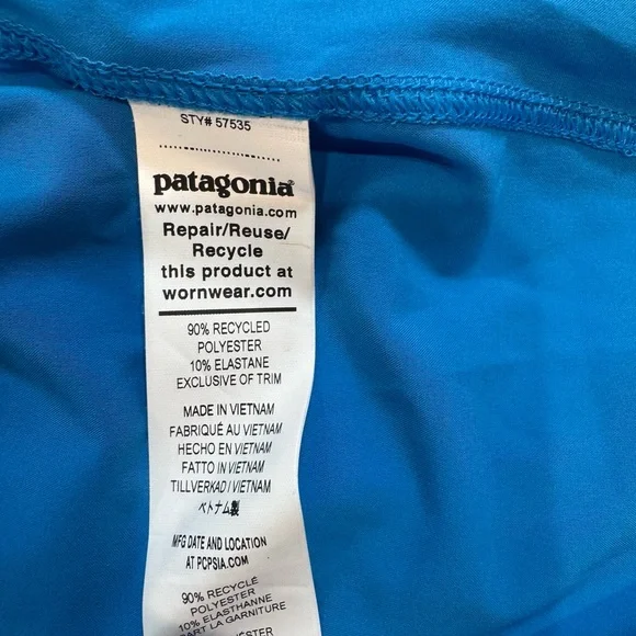 NWT Patagonia Trailfarer Shorts 4.5” Vessel Blue $59 Women’s S Running Shorts - Picture 7 of 9
